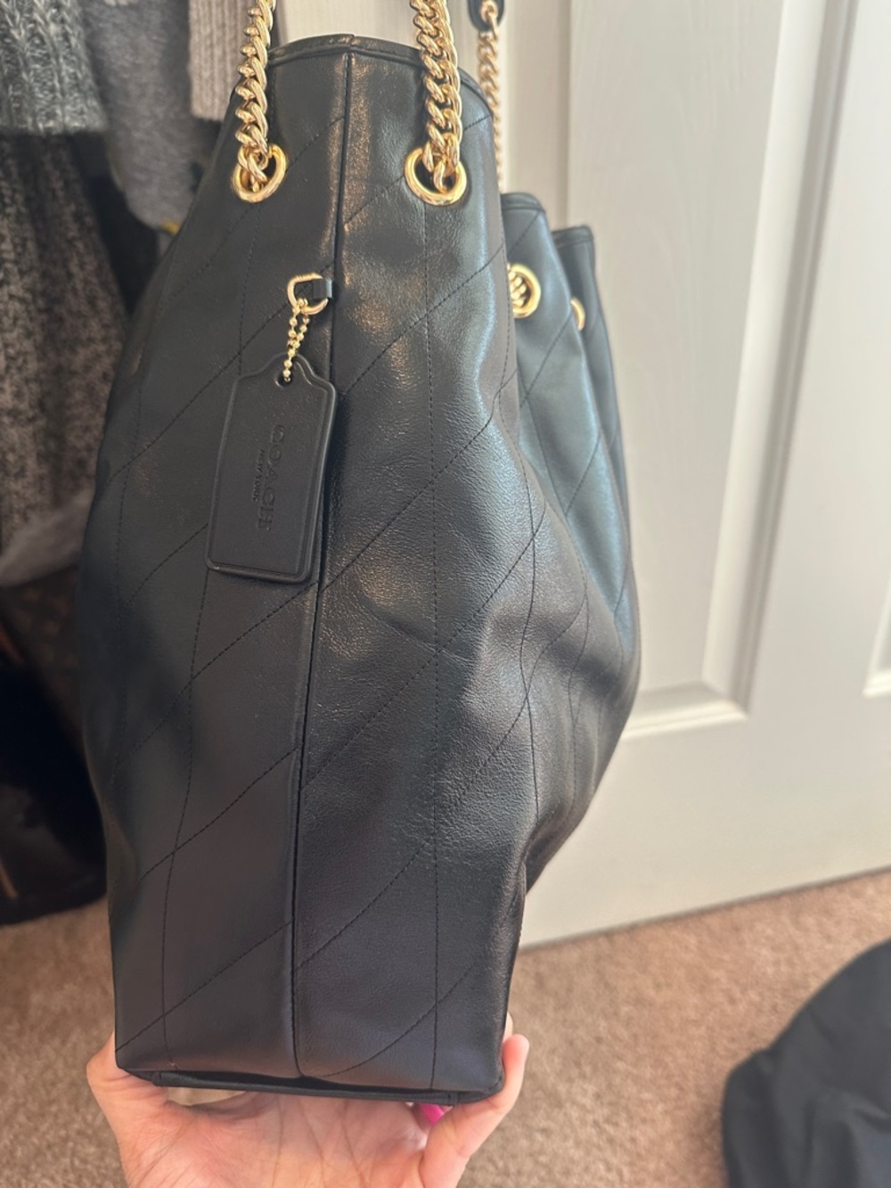 Coach Evelyn Large Shoulder Bag - Picture 4 of 6